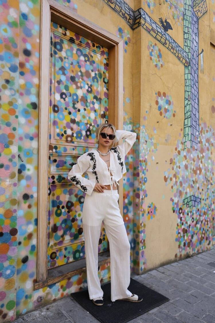 Elegant Boho Set With Palazzo Pants