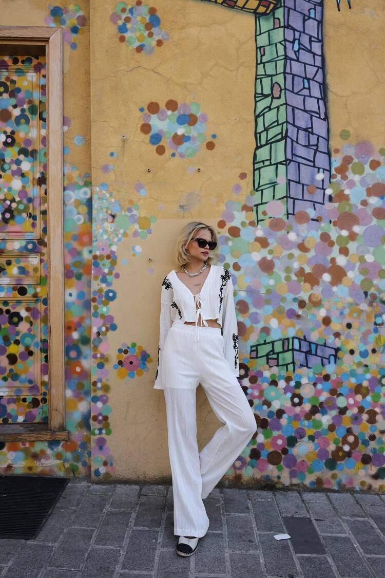 Elegant Boho Set With Palazzo Pants