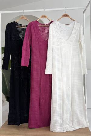 Openwork V Neck Dress - Brand: Sobe Istanbul - Women's Clothing Wholesale - Globality Store