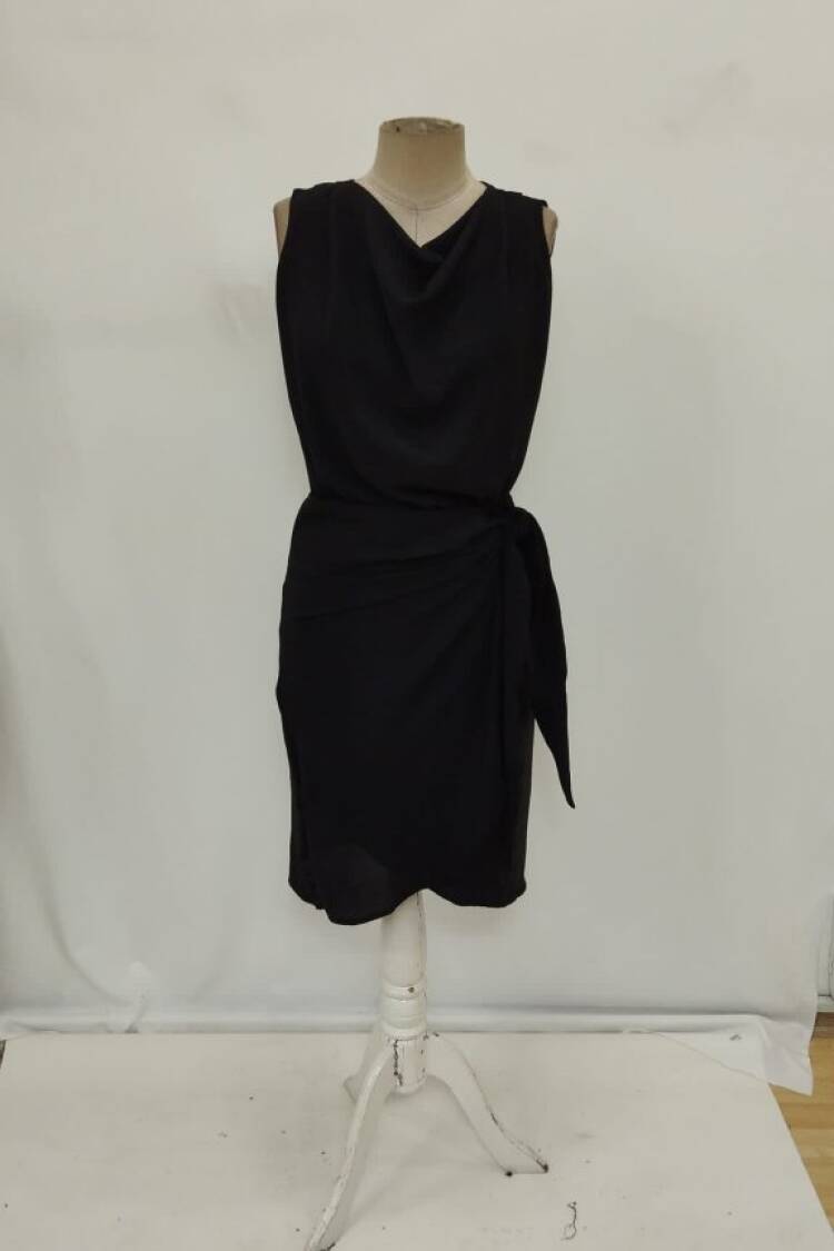 Black Sexy Elegant Formal Wrap Dress