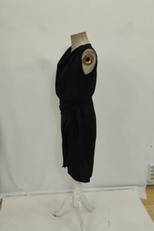 Black Sexy Elegant Formal Wrap Dress - Brand: Janes - Women's Clothing Wholesale - Globality Store