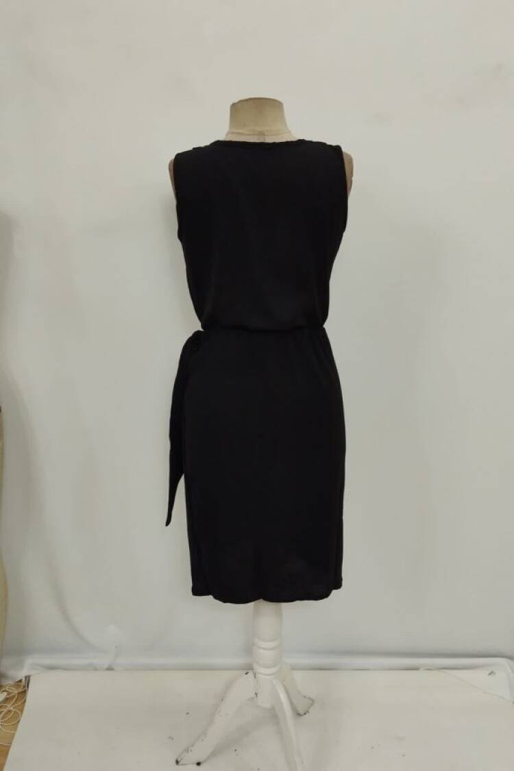 Black Sexy Elegant Formal Wrap Dress