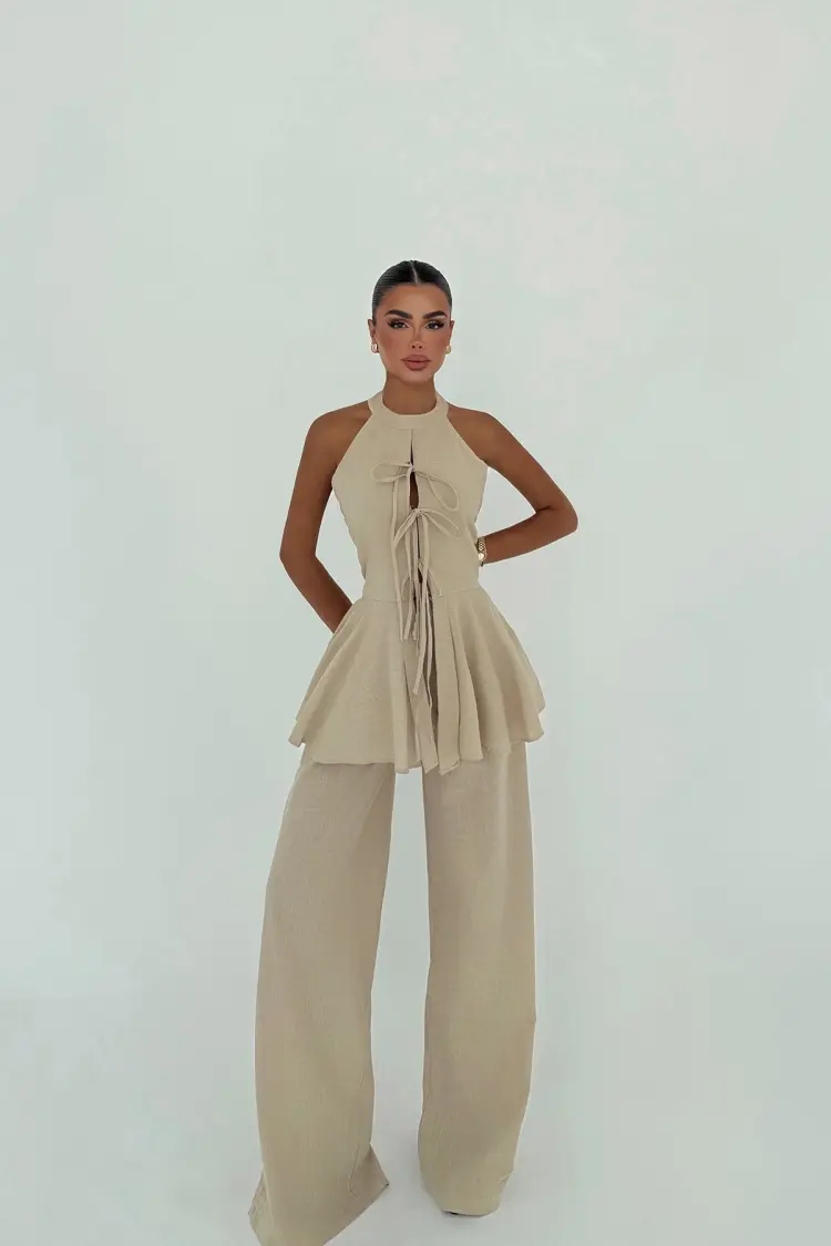 Elegant Tie Closure Set - Brand: EYYO ATELIER - Women's Clothing Wholesale - Globality Store