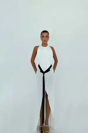 Elegant Floor Length Slip Dress - Brand: EYYO ATELIER - Women's Clothing Wholesale - Globality Store
