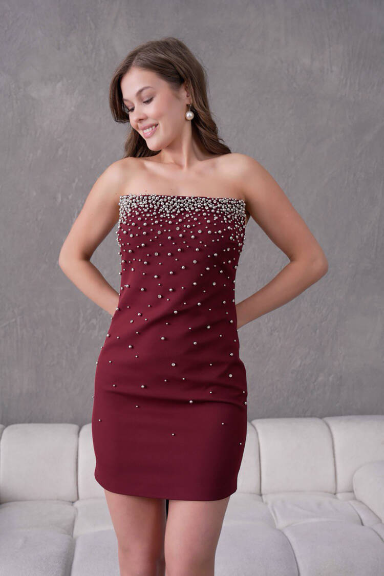 Strapless Bodycon Mini Dress