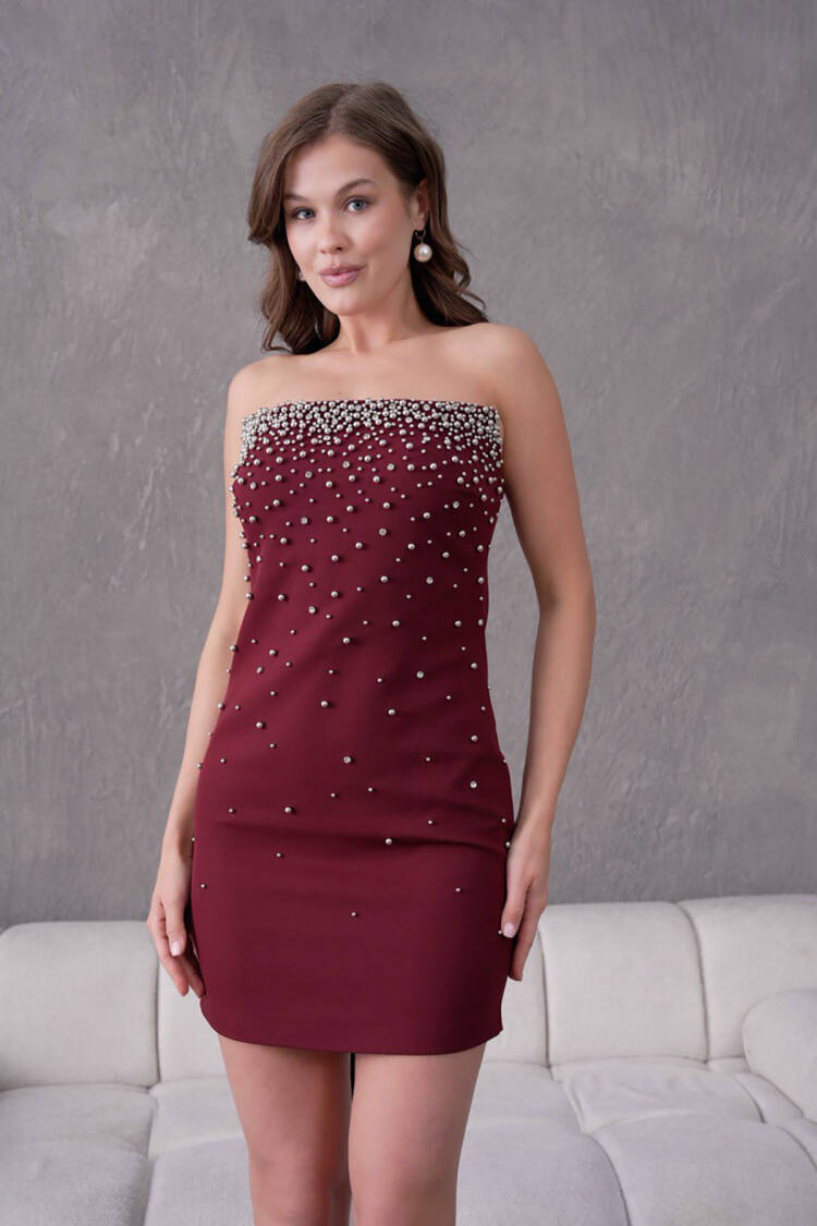 Strapless Bodycon Mini Dress - Brand: Mode Roy - Women's Clothing Wholesale - Globality Store