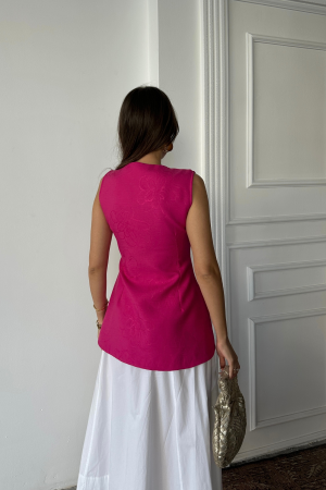 ElegantVest With Buttoned Closure - Brand: Ello - Women's Clothing Wholesale - Globality Store