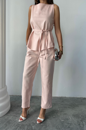 ElegantSleeveless Tie Set - Brand: Ello - Women's Clothing Wholesale - Globality Store