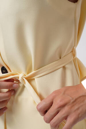 Beige Elegant Formal Casual Vest - Brand: Black Fashion - Women's Clothing Wholesale - Globality Store
