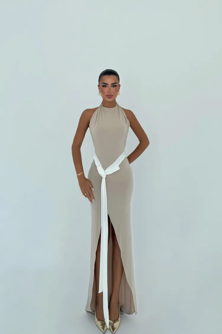 Elegant Sleeveless Sheath Dress - Brand: EYYO ATELIER - Women's Clothing Wholesale - Globality Store