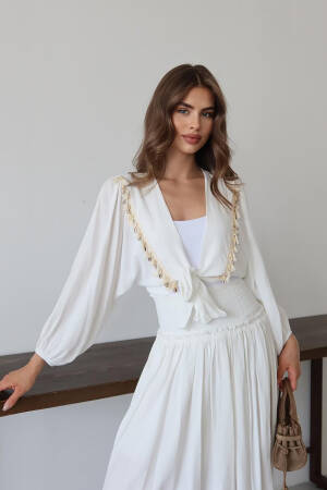 Boho Flared Maxi Skirt Set - Brand: Mode Roy - Women's Clothing Wholesale - Globality Store
