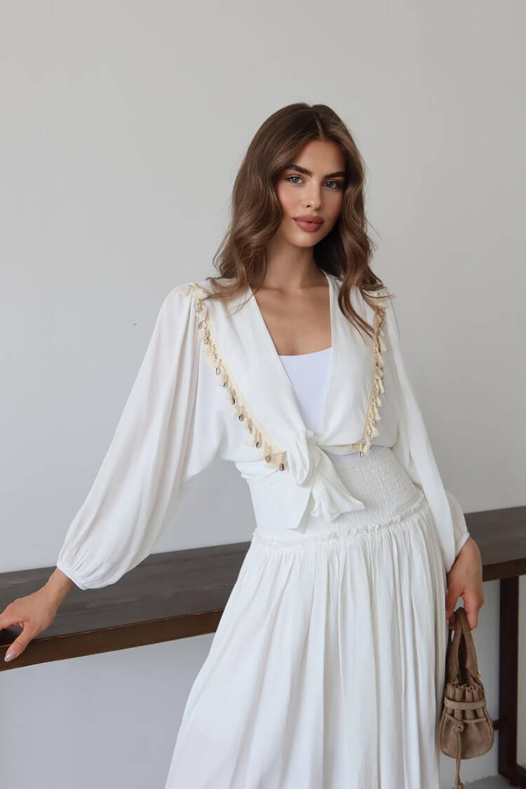 Boho Flared Maxi Skirt Set
