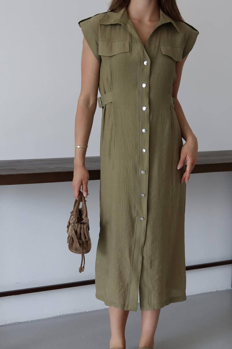 Casual Elegant Modest Western Formal Dress - Brand: Mode Roy - Women's Clothing Wholesale - Globality Store