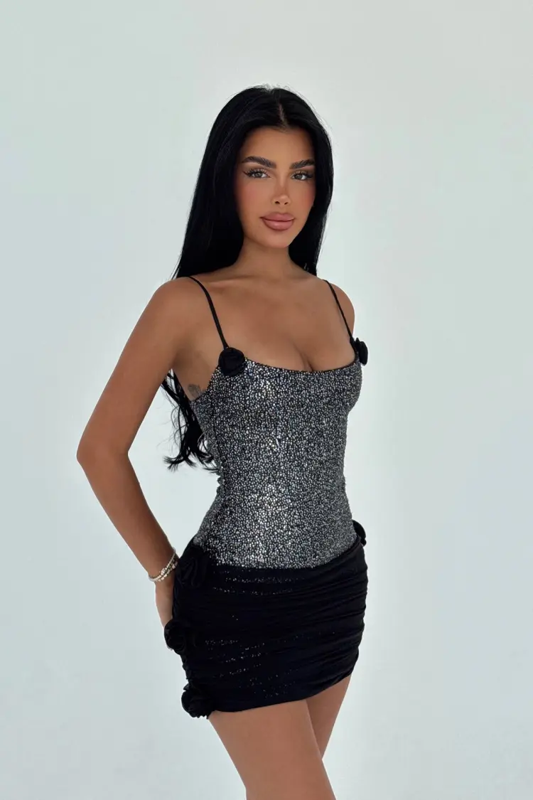Black Sexy Glam Elegant Formal Bodycon Dress