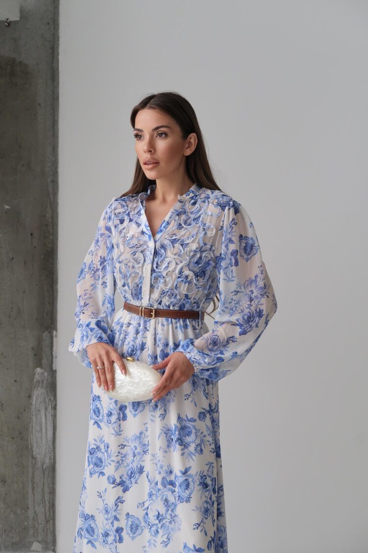 Piping Detailed Dress