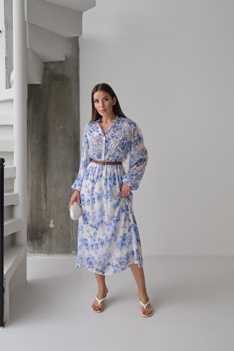 Piping Detailed Dress