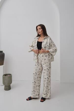 Beige Casual Elegant Boho Set - Brand: Elisa - Women's Clothing Wholesale - Globality Store