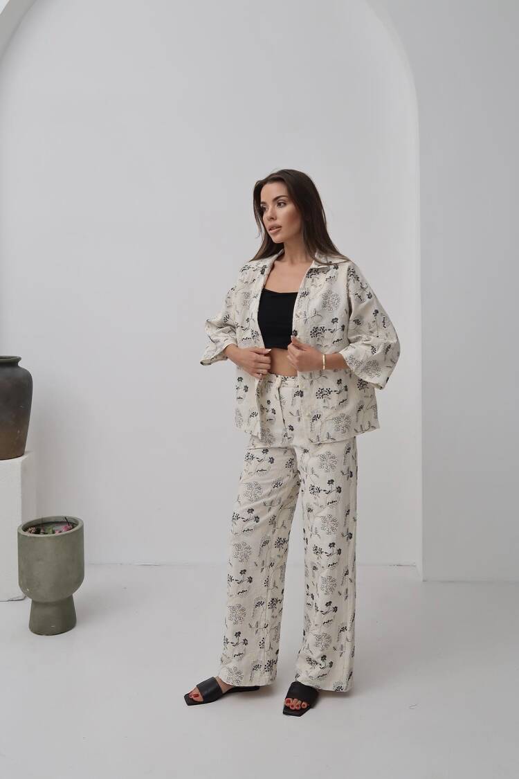 Beige Casual Elegant Boho Set