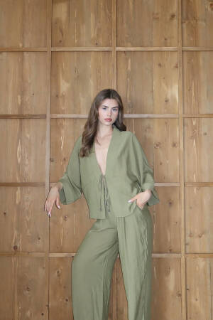 Elegant Casual Oversized Fit Palazzo Set - Brand: Mode Roy - Women's Clothing Wholesale - Globality Store