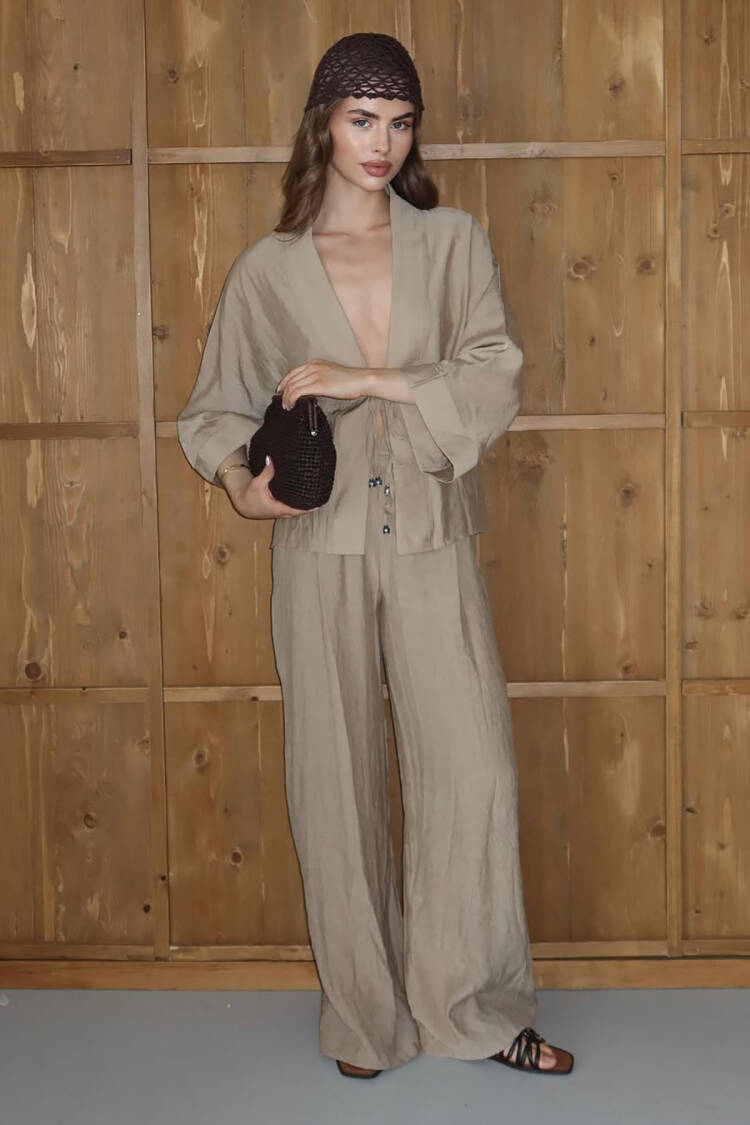 Elegant Boho Oversized Tie Set