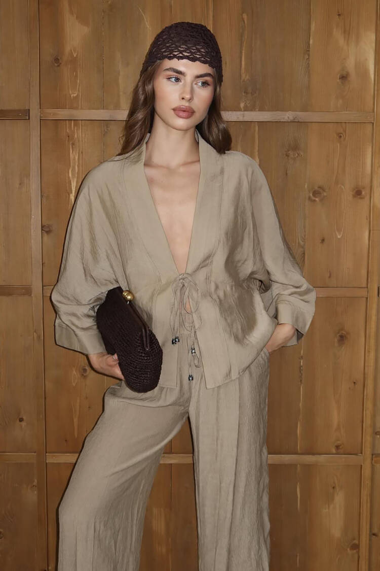 Elegant Boho Oversized Tie Set