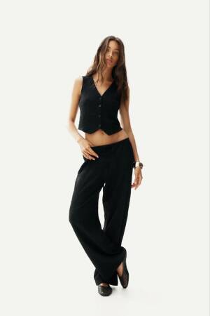 Palazzo Set With V-Neck & Buttoned Closure - Brand: My Jest Fashion - Women's Clothing Wholesale - Globality Store