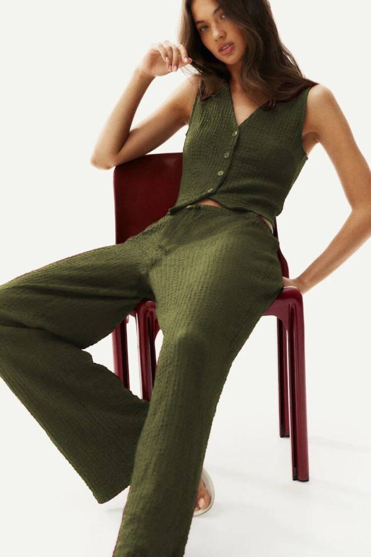 Green Elegant Casual Set - Brand: My Jest Fashion - Women's Clothing Wholesale - Globality Store