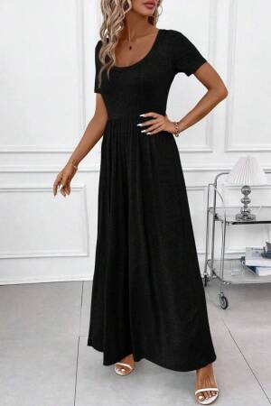 Black Cami Jumpsuit Casual Elegant Short Sleeve - Brand: Janes - Women's Clothing Wholesale - Globality Store