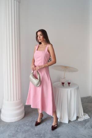 Fit And Flare Midi Dress - Brand: Elisa - Women's Clothing Wholesale - Globality Store