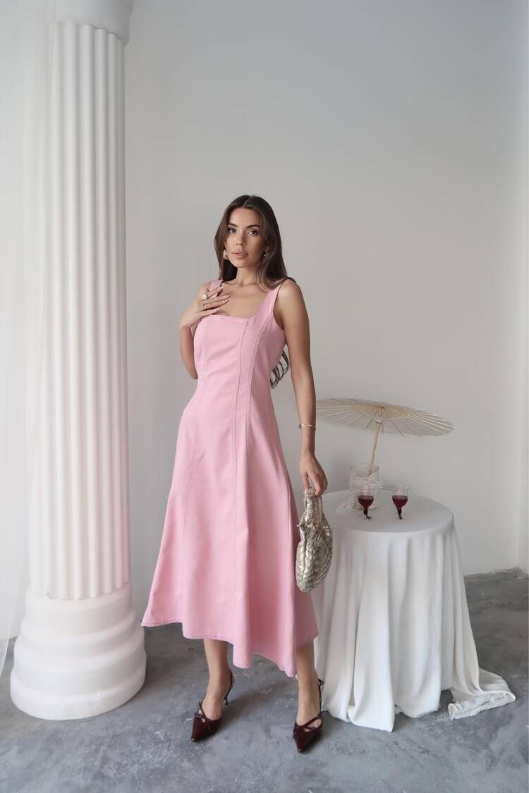 Fit And Flare Midi Dress