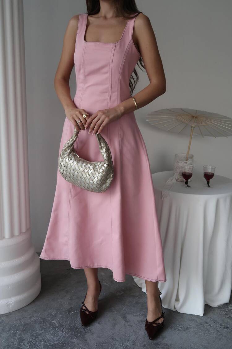 Fit And Flare Midi Dress