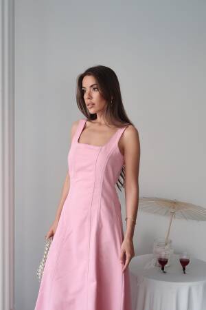 Fit And Flare Midi Dress - Brand: Elisa - Women's Clothing Wholesale - Globality Store