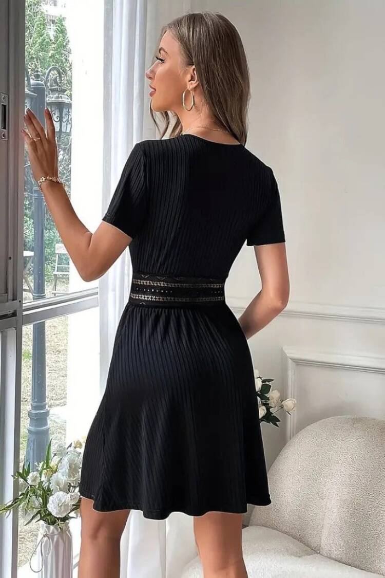 Black Sexy Casual Elegant Glam Formal Dress
