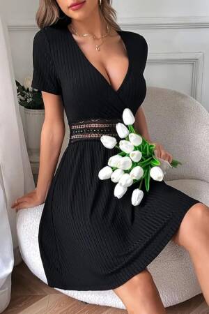 Black Sexy Casual Elegant Glam Formal Dress - Brand: Janes - Women's Clothing Wholesale - Globality Store