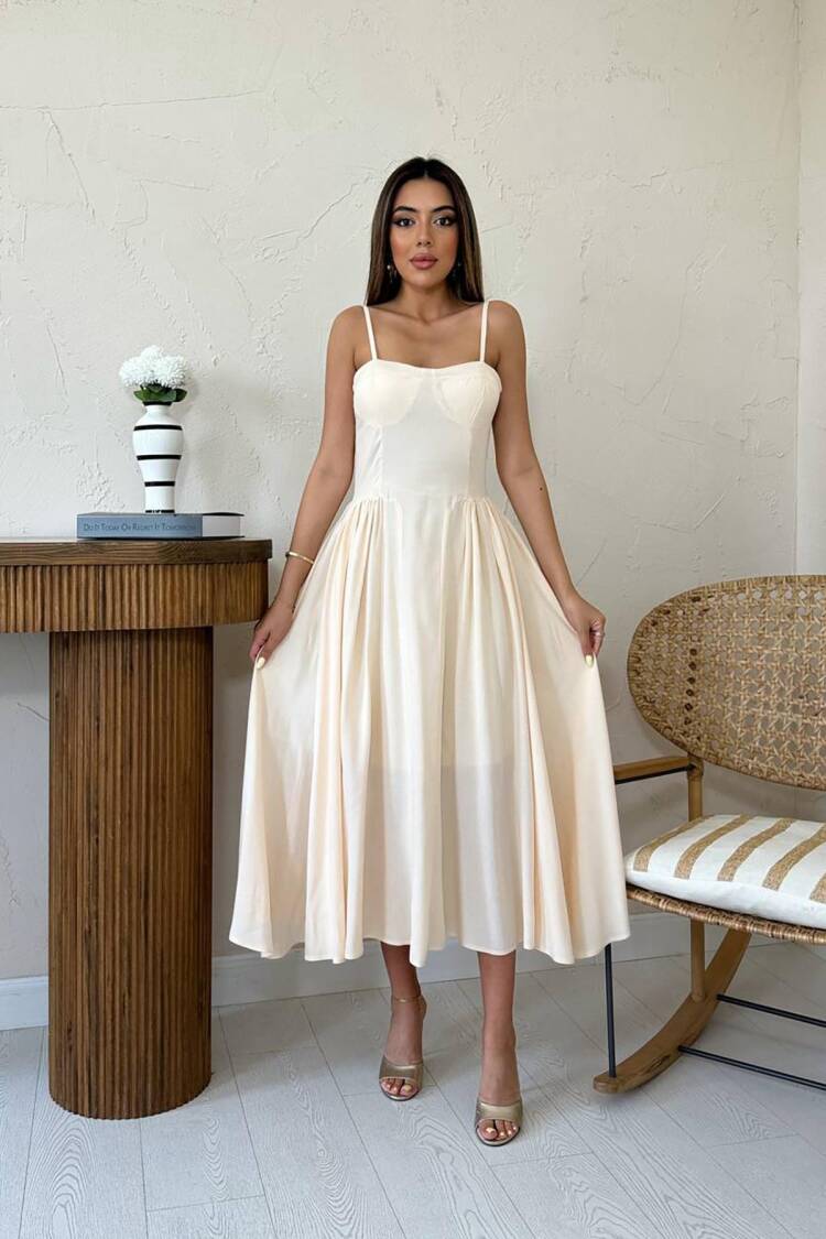 ElegantFit And Flare Dress - Brand: Elisa - Women's Clothing Wholesale - Globality Store
