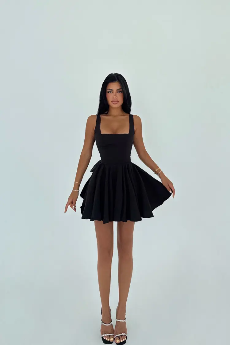 Sexy Elegant Sleeveless Skater Dress
