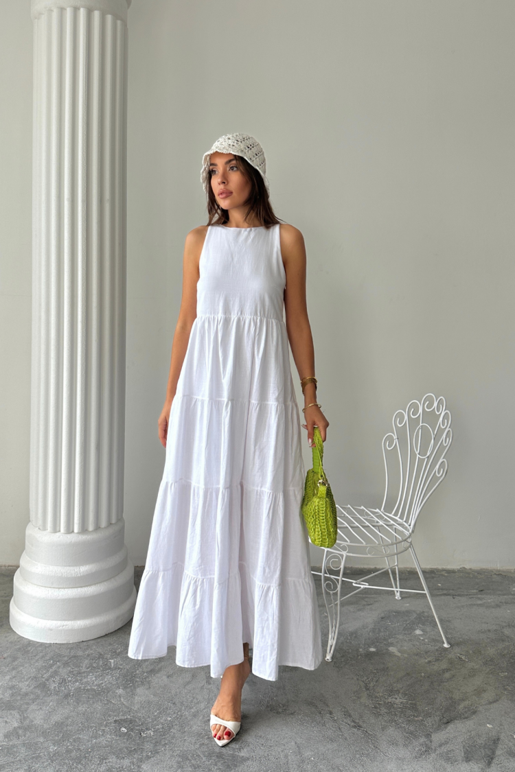 Babydoll Dress With Cap Sleeves