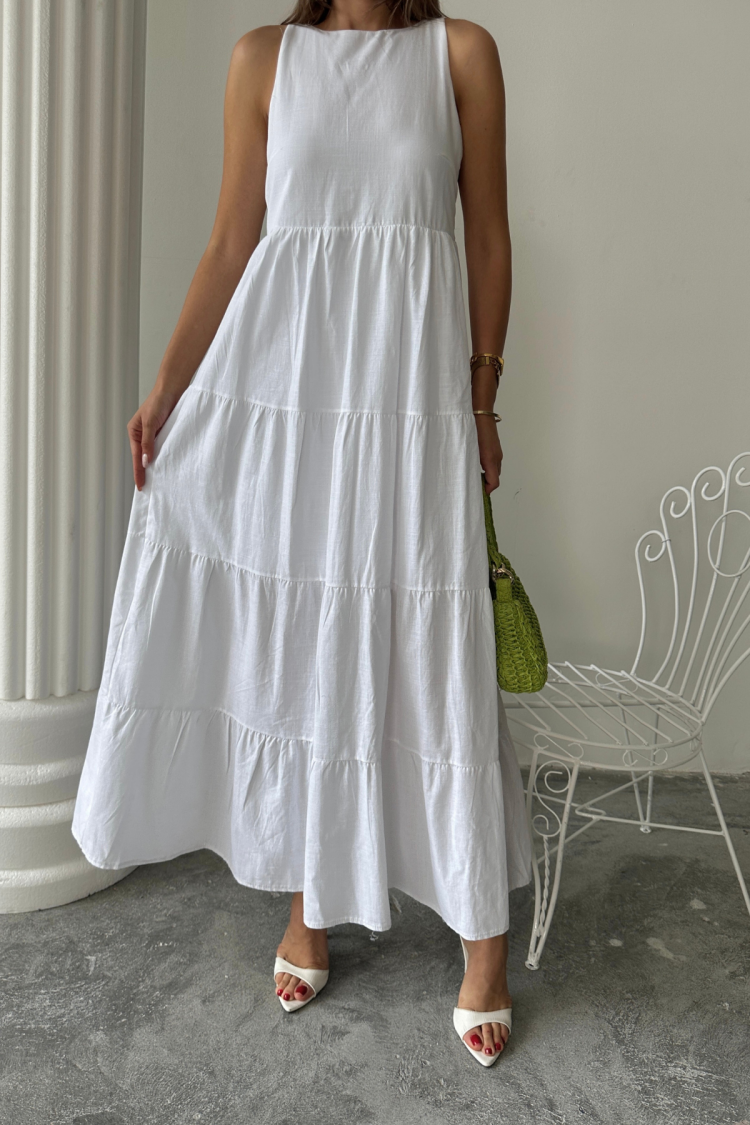 Babydoll Dress With Cap Sleeves