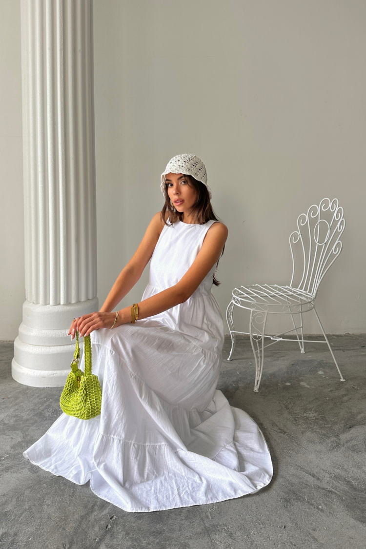 Babydoll Dress With Cap Sleeves
