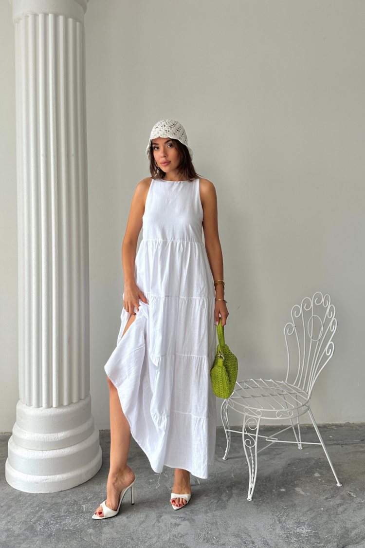 Babydoll Dress With Cap Sleeves