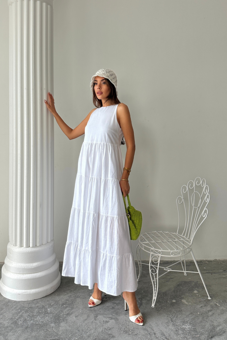 Babydoll Dress With Cap Sleeves
