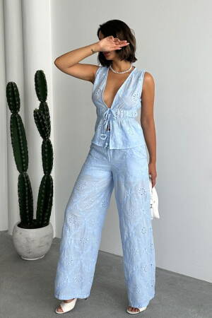 Palazzo Pants With Wide Leg And Drawstring - Brand: Topshow - Women's Clothing Wholesale - Globality Store