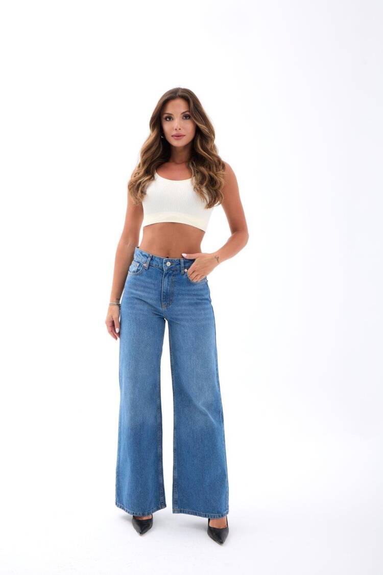 Casual Vintage Streetwear Jeans - Brand: Fame - Women's Clothing Wholesale - Globality Store