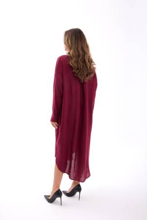 Shirt Dress With Notched Neck - Brand: Fame - Women's Clothing Wholesale - Globality Store