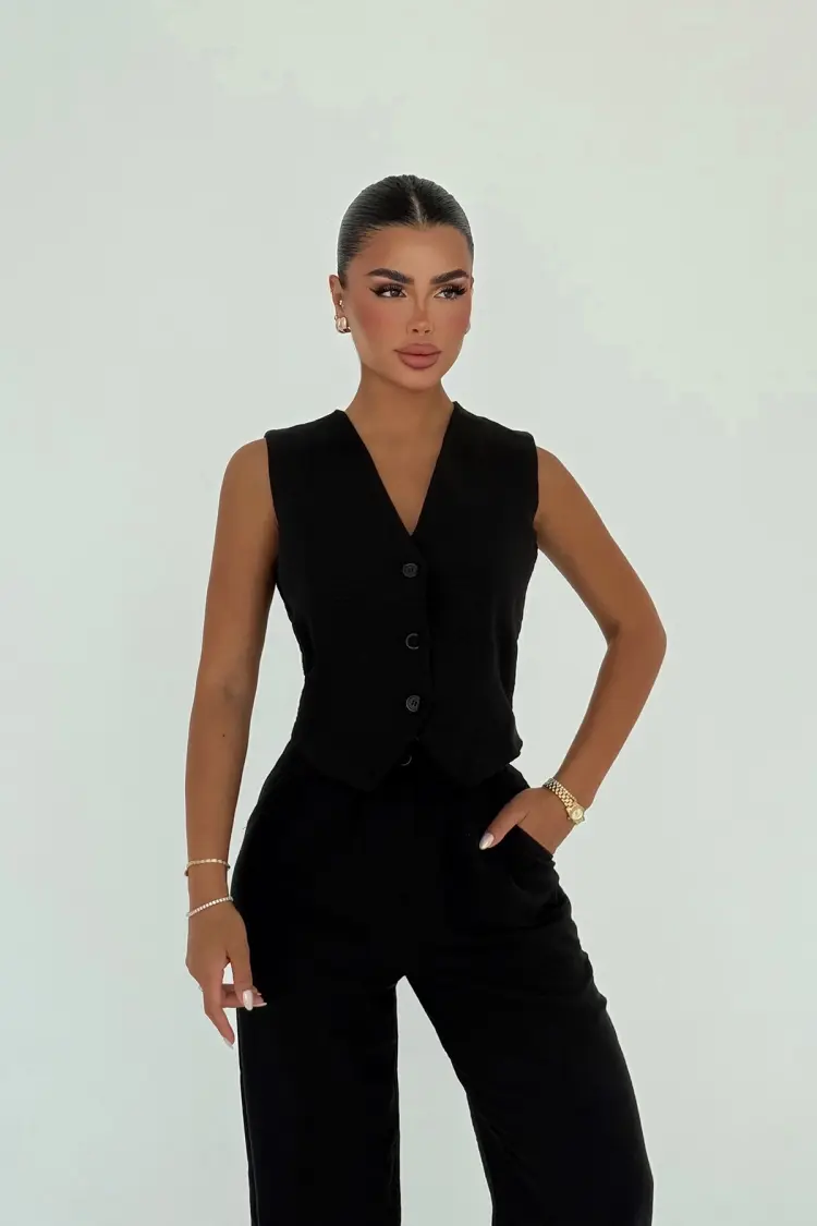Formal Elegant Suit With Palazzo Pants