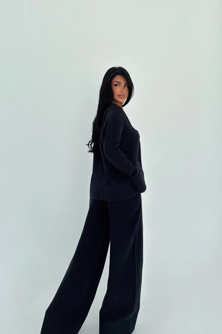 Elegant Casual Set With Palazzo Pants
