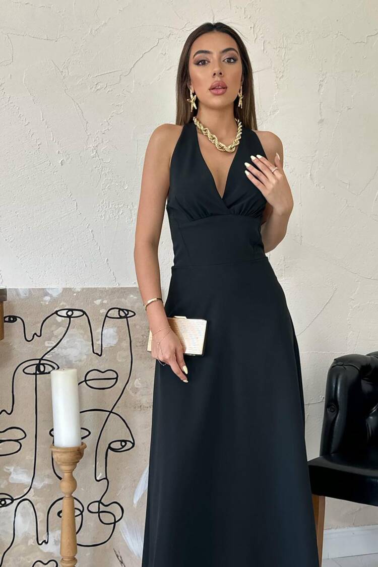 Sexy Elegant Formal Glam A-Line Maxi Dress