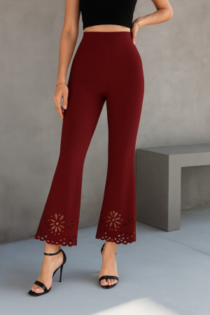 Elegant Cropped Bootcut Pants - Brand: Janes - Women's Clothing Wholesale - Globality Store