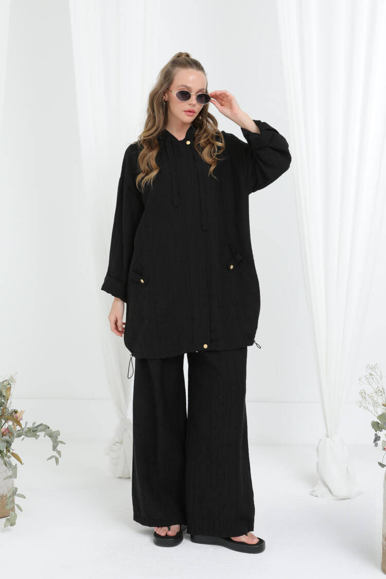 Elegant Oversized Palazzo Set - Brand: Puane - Women's Clothing Wholesale - Globality Store