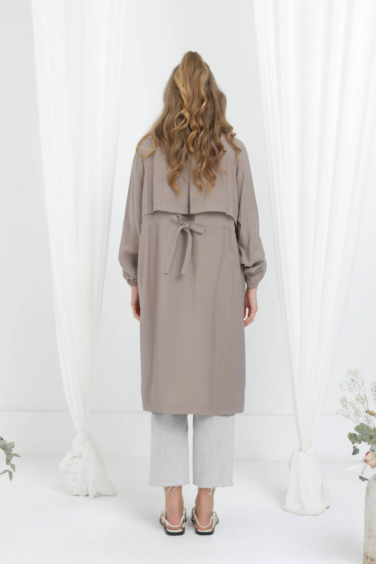 Beige Casual Elegant Formal Vintage Retro Coat